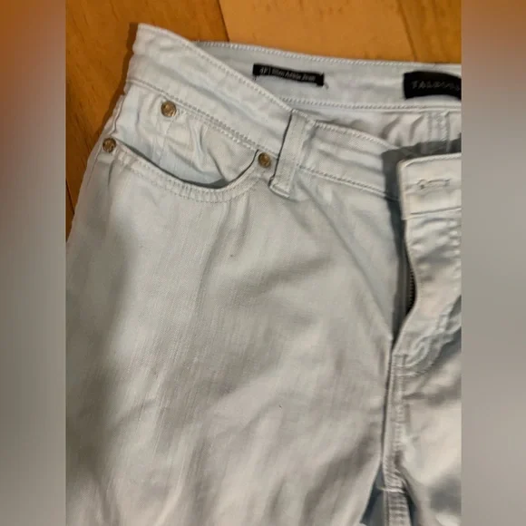 Baby Blue Talbots Petite Ankle Jeans - Picture 2 of 6